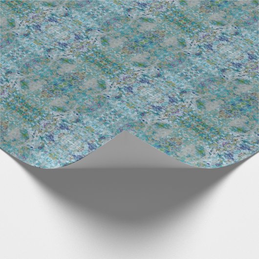 Papier Cadeau Unique Moderne Un Design D'Art Abstrait (Coin)