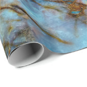 Papier Cadeau unique texture of natural stone - marble, onyx, gr (Coin rond)