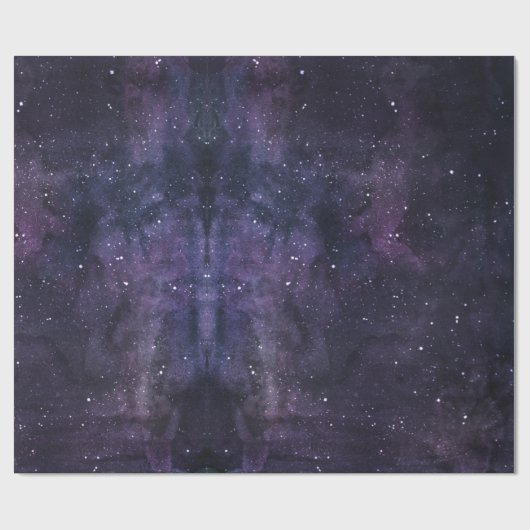 Papier Cadeau Univers spatial (Plat)