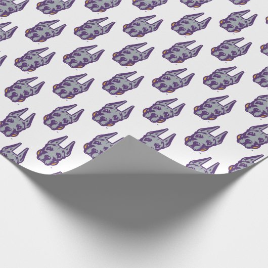 Papier Cadeau Université d'Albany Chef de la mascotte Great Dane (Coin)