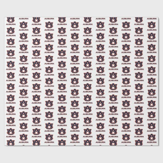 Papier Cadeau Université d'Auburn | AU Auburn (Plat)