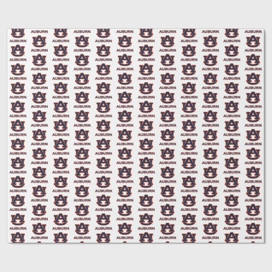 Papier Cadeau Université d'Auburn | Graduation (Plat)