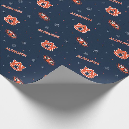 Papier Cadeau Université d'Auburn | Motif de vacances (Coin)