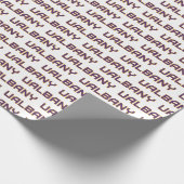 Papier Cadeau Université de Albany Wordmark (Coin)