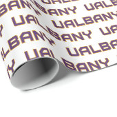 Papier Cadeau Université de Albany Wordmark (Coin rond)