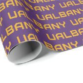 Papier Cadeau Université de Albany Wordmark (Coin rond)