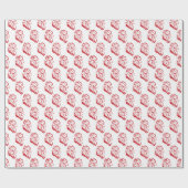 Papier Cadeau Université d'État de Jacksonville Gamecocks Red ga (Plat)