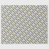 Papier Cadeau Université d'État NCA&T | Mot-symbole Aggies (Plat)