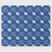 Papier Cadeau Université du Kentucky | Anniversaire (Plat)