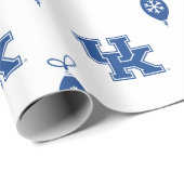 Papier Cadeau Université du Kentucky | Vacances (Coin rond)