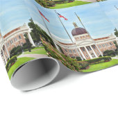 Papier Cadeau Université du Mississippi du sud (Coin rond)