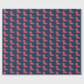 Papier Cadeau Université du Mississippi | Ole Miss Script (Plat)