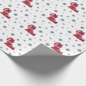 Papier Cadeau Université du Mississippi | Ole Miss Script (Coin)