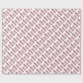 Papier Cadeau Université du Mississippi | Ole Miss Wordmark (Plat)