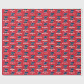 Papier Cadeau Université du Mississippi | Script M (Plat)