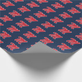 Papier Cadeau Université du Mississippi | Script M (Coin)