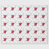 Papier Cadeau Université du Mississippi | Script M (Plat)