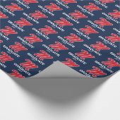 Papier Cadeau Université du Mississippi | Script M (Coin)