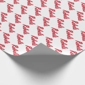 Papier Cadeau Université du Mississippi | Script Rebels (Coin)