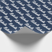 Papier Cadeau Université du Mississippi | Script Rebels (Coin)