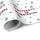 Papier Cadeau Université du Mississippi | Type de bloc (Coin rond)