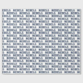 Papier Cadeau Université du Mississippi | Wordmark Rebels (Plat)