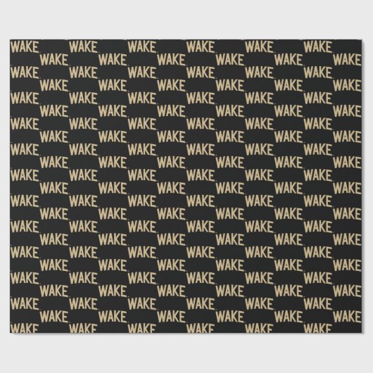 Papier Cadeau Université Wake Forest | Arche de réveil (Plat)