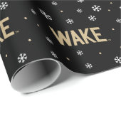 Papier Cadeau Université Wake Forest | Arche de réveil (Coin rond)