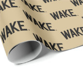 Papier Cadeau Université Wake Forest | Arche de réveil (Coin rond)
