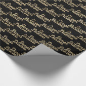 Papier Cadeau Université Wake Forest | Script Démon Deacons (Coin)