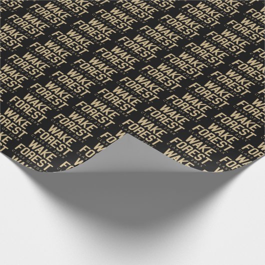 Papier Cadeau Université Wake Forest | Wake Forest (Coin)