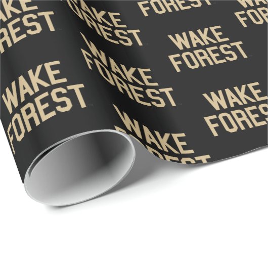 Papier Cadeau Université Wake Forest | Wake Forest (Coin rond)