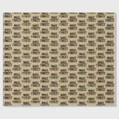 Papier Cadeau Université Wake Forest | Wake Forest (Plat)