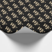 Papier Cadeau Université Wake Forest | WF (Coin)