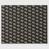 Papier Cadeau Université Wake Forest | WF (Plat)