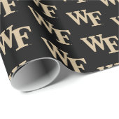 Papier Cadeau Université Wake Forest | WF (Coin rond)