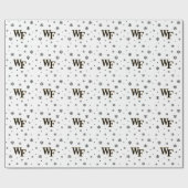 Papier Cadeau Université Wake Forest | WF (Plat)