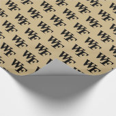 Papier Cadeau Université Wake Forest | WF (Coin)