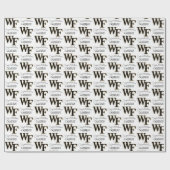 Papier Cadeau Université Wake Forest | WF (Plat)