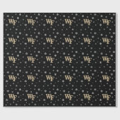 Papier Cadeau Université Wake Forest | WF (Plat)