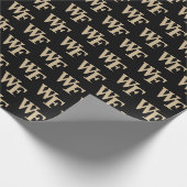 Papier Cadeau Université Wake Forest | WF (Coin)