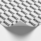 Papier Cadeau Université Wake Forest | Wordmark Wake (Coin)