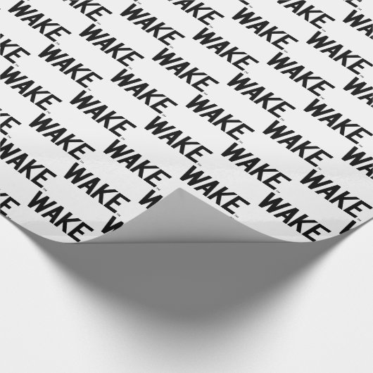 Papier Cadeau Université Wake Forest | Wordmark Wake (Coin)