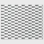 Papier Cadeau Université Wake Forest | Wordmark Wake (Plat)