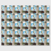 Papier Cadeau University of Michigan Tower Abstrait (Plat)
