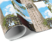 Papier Cadeau University of Michigan Tower Abstrait (Coin rond)