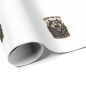 Papier Cadeau Unleash Your Power — Strength Is Within (Coin rond)