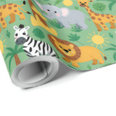 Papier Cadeau Unrolled and flat views of gift wrap (Coin rond)