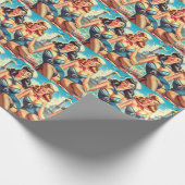 Papier Cadeau Ups vintage (Coin)