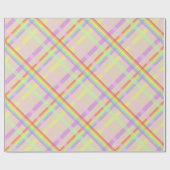 Papier Cadeau Urban Chic Rainbow Plaid Motif (Plat)